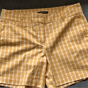 Ann Taylor Yellow Checkered Women's